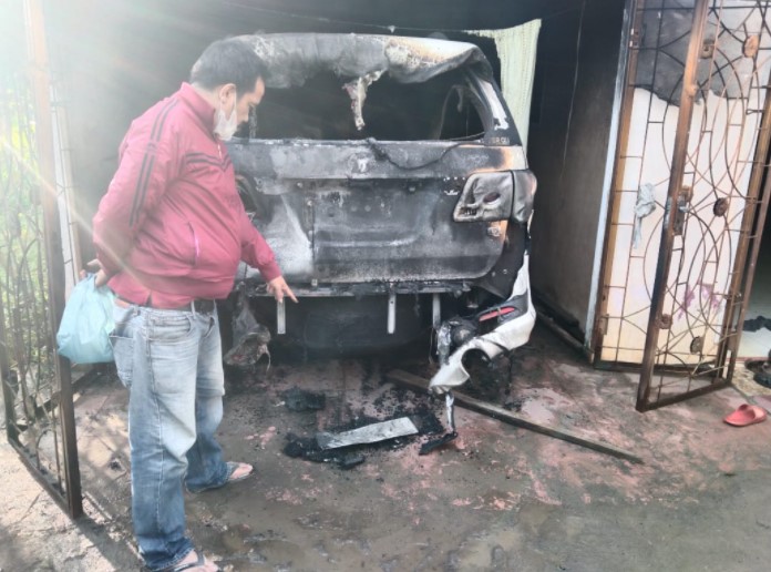  Mobil Fortuner Milik Karyawan Socfindo Dibakar OTK