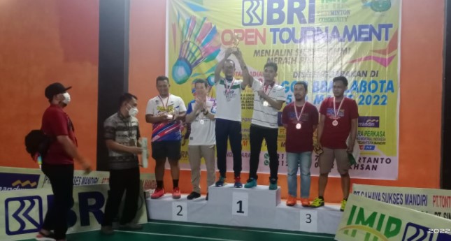  Bulu Tangkis BRI Open, PB IMIP Bestminton Community Juara Umum