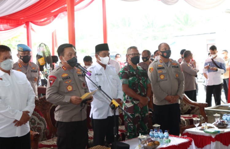  Dihadiri Kapolda Sumut, Masyarakat Antusias Vaksinasi Serentak se-Indonesia di Polres Sergai