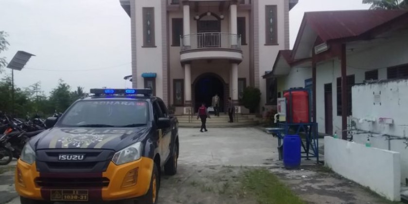  Sat Samapta Polresta Deli Serdang Patroli dan Monitoring Ibadah di Gereja