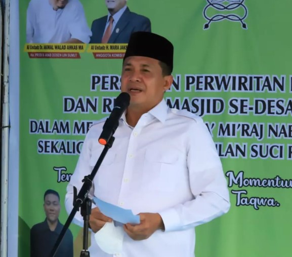  Bupati Zahir Hadiri Acara Isra Mi’raj di Tanah Kelahiran