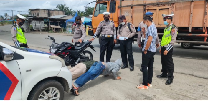  35 Orang Pelanggar Prokes Dihukum Polres Batubara