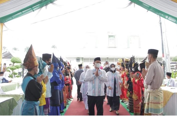  Bupati Labuhanbatu  Hadiri Pembukaan MTQ Ke- XXXVIII Tingkat Provsu Tahun 2022 di Medan