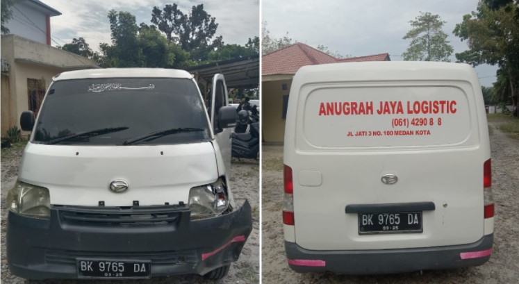  Mobil Logistik Tabrak Honda Beat, IRT dan 2 Balita Luka-luka