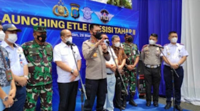  Ditlantas Polda Sumut Launcing Electronic Traffic Law Enforcement