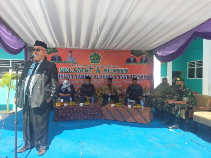  Wisuda Tahfiz Al-Qur’an Angkatan II di Sekolah MAN Karo