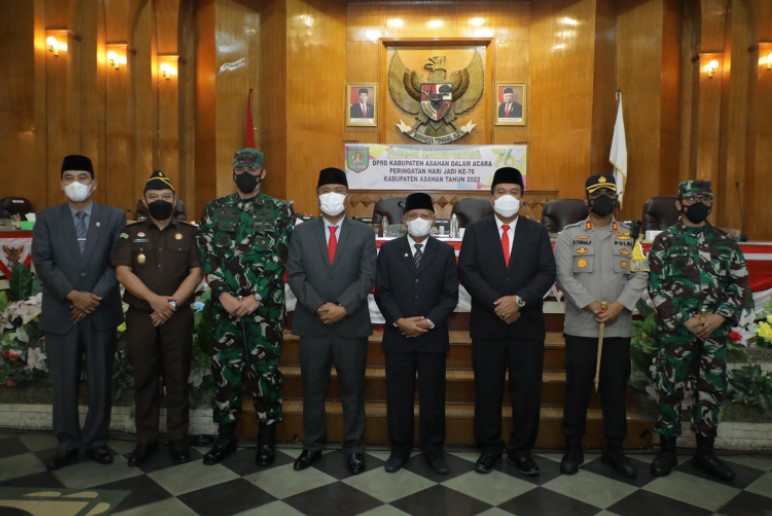  DPRD Gelar Rapat Paripurna Peringatan Hari Jadi ke-76 Kabupaten Asahan Tahun 2022