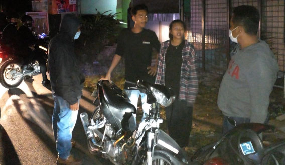 Polsek Percut Seituan dan Tim Gabungan Patroli Malam Minggu