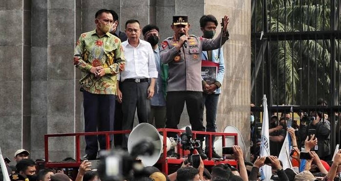  Bem SI Sebut Aksinya Damai dan Aspirasi Tersampaikan Dengan Baik