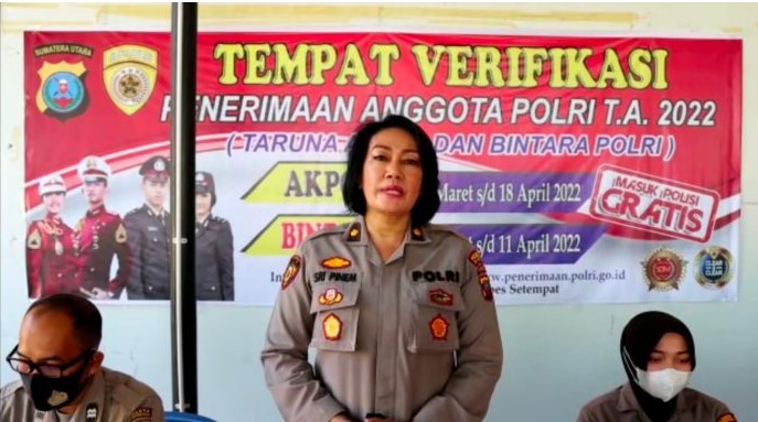  Animo Muda-Mudi Tinggi Ikuti Pendaftaran Taruna Akpol dan Bintara Polri di Polresta Deli Serdang