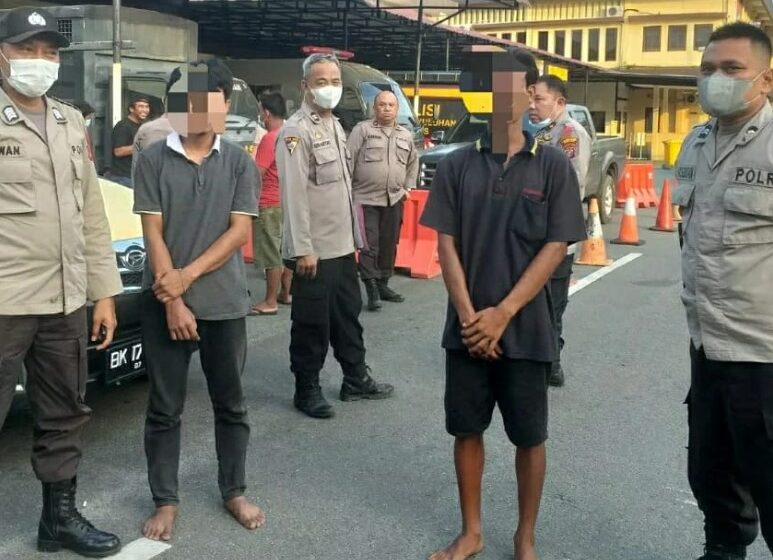  Polrestabes Medan Tangkap Dua Pelaku Pemerasan