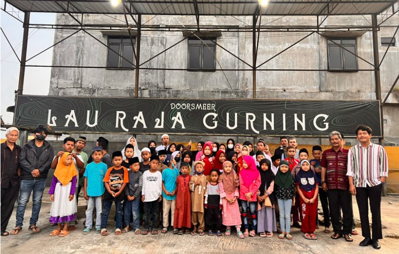 Agra Gurning Anggota DPRD Karo Santuni Puluhan Anak Yatim di Bulan Ramadhan