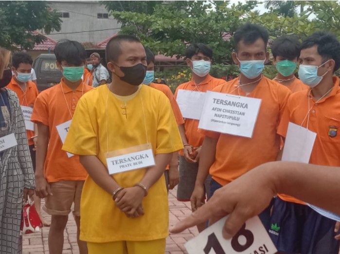 19 Tersangka Penganiayaan dan Pembunuhan di Desa Pakam Raya Ternyata Satu Diantara Oknum TNI, Ini Kronologis Lengkapnya