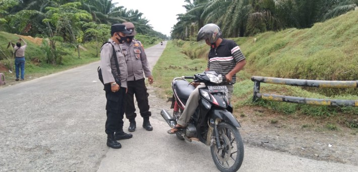  Kapolsek Lima Puluh Perintahkan Personil Patroli Sampai Ke Pedesaan