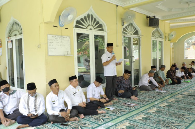  Tim Safari Ramadhan Pemkab Asahan Kunjungi Masjid Nurul Huda Desa Sukadamai