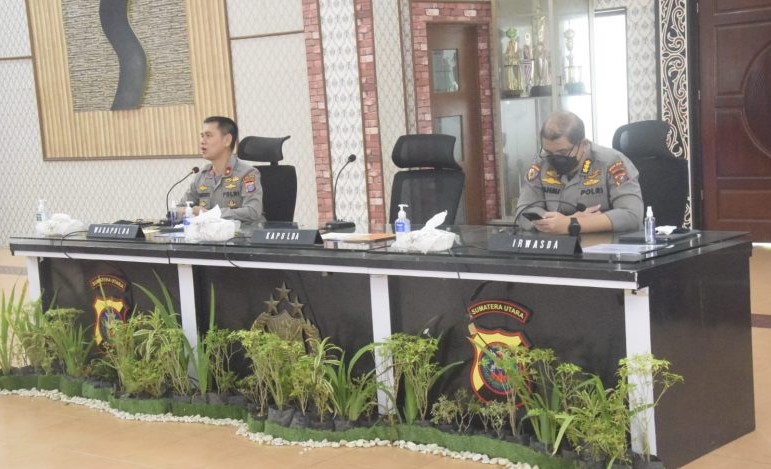  Ops Ketupat Toba 2022, Wakapolda Sumut Laksanakan Rakor Internal