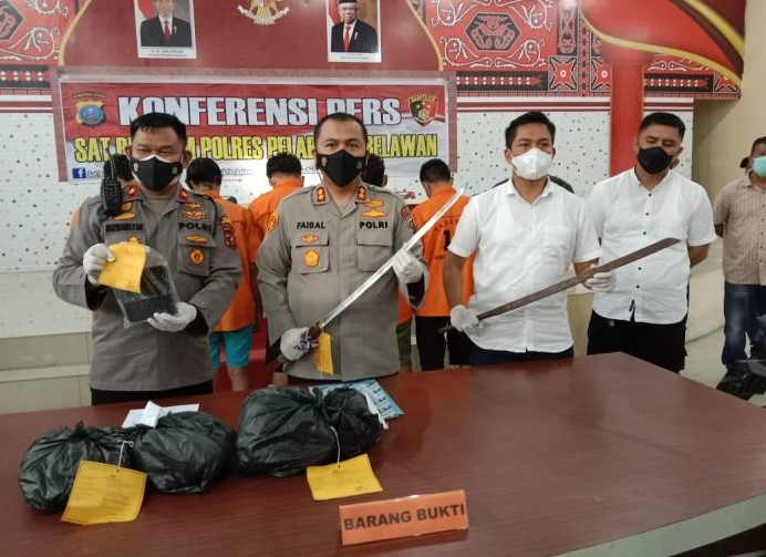  5 Pelaku Genk Motor Dibekuk Satreskrim Polres Pelabuhan Belawan