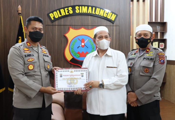  Kapolres Simalungun Terima Safari Kamtibmas Polda Sumut