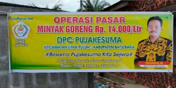  Pujakesuma Lima Puluh Gelar Pasar Murah Minyak Goreng