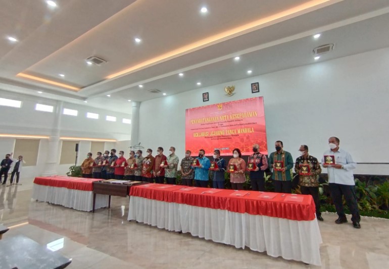 Wakil Bupati Asahan Asahan Hadiri Deklarasi Jejaring Panca Mandala Provsu