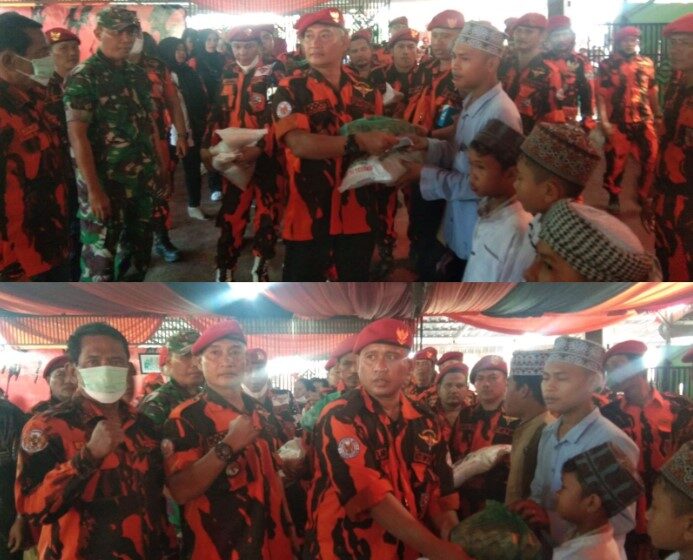 Sambut Ramadhan, KOTI MPC PP Kota Medan Bagi 1300 Paket Sembako