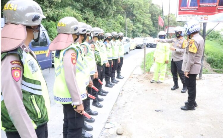  Arahan Kapolrestabes Medan di Jalur Wisata: Jangan Ada Kendaraan Saling Mendahului 