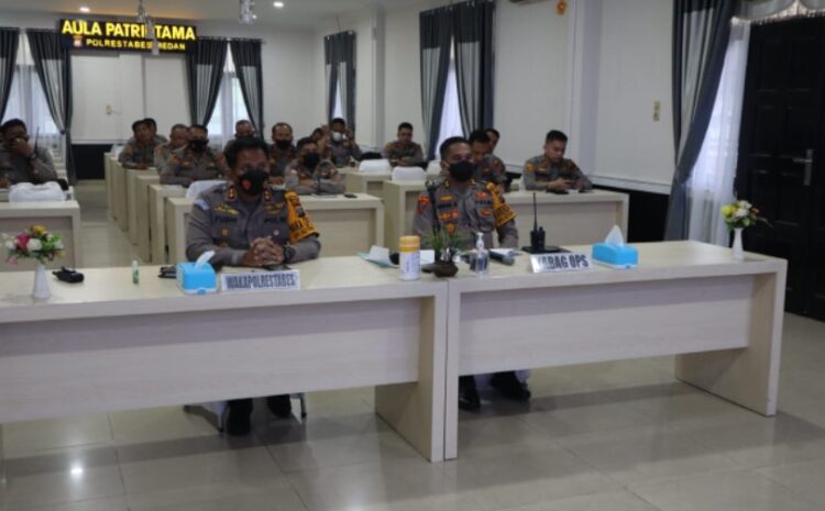  Polrestabes Medan Gelar Zoom Meeting Penyaluran Bantuan Tunai Pedagang Kaki Lima, Warung dan Nelayan