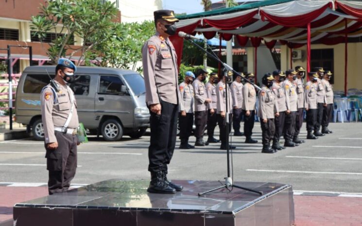  Kabag Ops Polrestabes Medan Pimpin Apel Perdana Pasca Lebaran