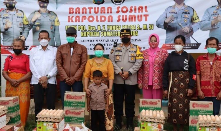  Peduli Kapolda Sumut dan Jajarannya, Bantu Korban Angin Puting Beliung di Humbahas