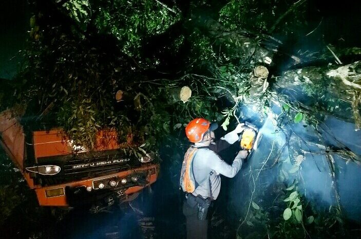  Arus Lalin Jalan Medan-Berastagi Kembali Normal