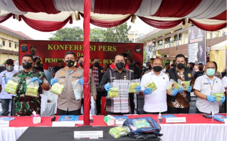  6 Bulan Edarkan Sabu, Kepling Wanita di Medan Diciduk Polrestabes Medan