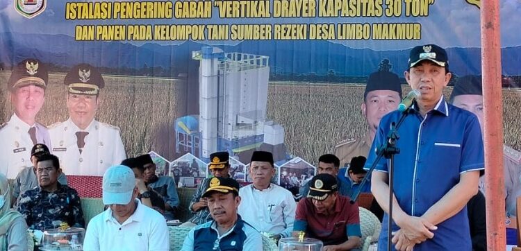  Bupati Morowali Resmikan Vertikal Drayer Kapasitas 30 Ton di Desa Limbo Makmur