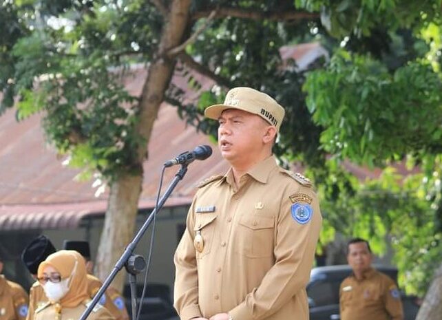 Usai Cuti Lebaran, Bupati Labuhanbatu Pimpin Apel Gabungan ASN