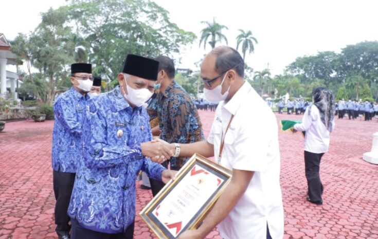  Bupati Asahan Pimpin Upacara HKN Sekaligus Peringati Hardiknas Tahun 2022