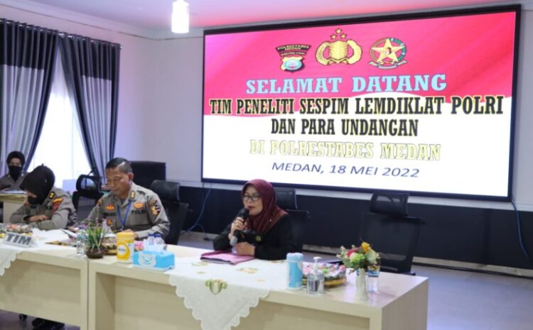  Penelitian Tahap I TA 2022 Sespim Lemdiklat Polri Digelar di Polrestabes Medan