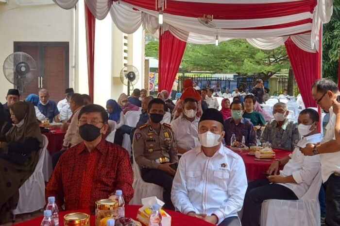 PWI Sumut Bersama E-TROOPERS Gelar Halal Bihalal dan Serahkan Press Card Number One