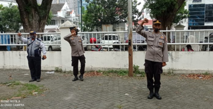  Tim Gabungan Polrestabes Gencar Operasi Yustisi PPKM di Medan