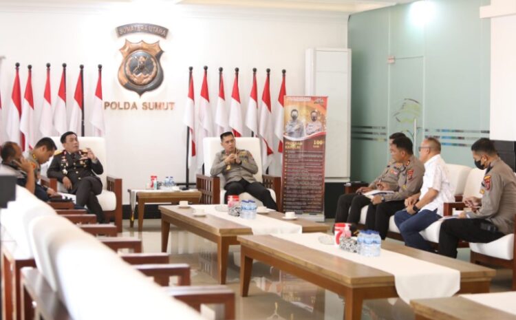  Polrestabes Medan Hadiri Anev di Polda Sumut Terkait Pengamanan Unjuk Rasa