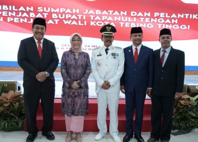 Wakil Bupati Asahan Ucapkan Selamat Pelantikan Penjabat Bupati Tapteng dan Tebing Tinggi