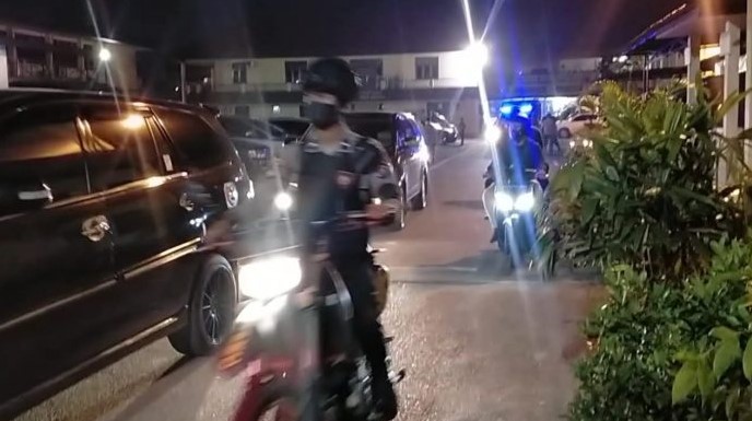  Polrestabes Medan Patroli di Kawasan Tuntungan Antisipasi Kejahatan Jalanan