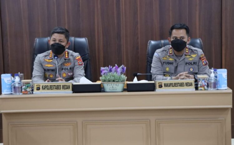  Polrestabes Medan Gelar Rapat Rencana Kunker Ibu Kapolda Sumut