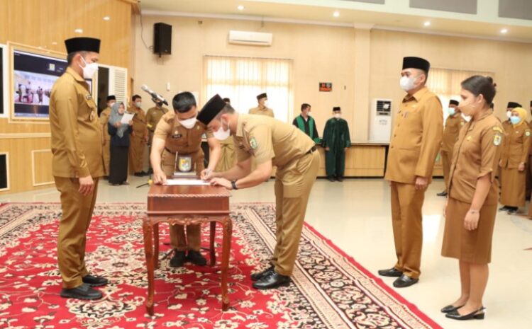  Lantik Pejabat Fungsional, Wabup Harap Realisasi Visi Sergai “Maju Terus” Makin Maksimal