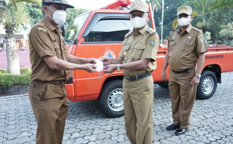 Bupati Asahan Pimpin Apel Gabungan dan Serahkan Kenderaan Operasional Logistik BPBD