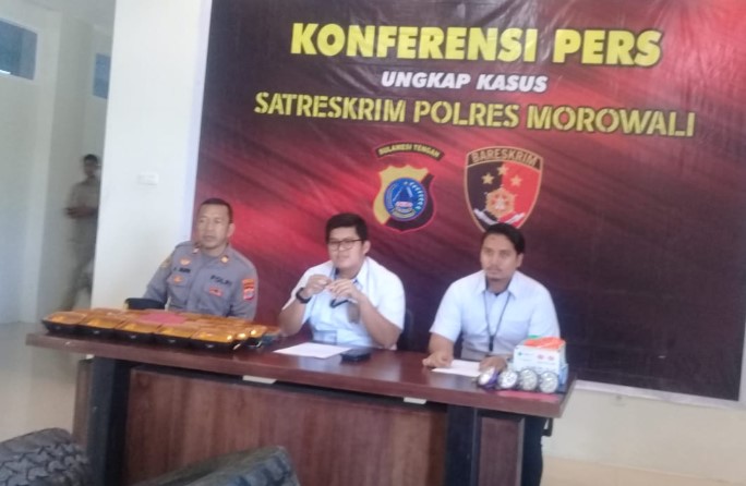 Satreskrim Polres Morowali Tangkap 7 Karyawan PT IMS