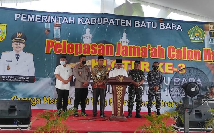  130 Jemaah Calhaj Asal Batubara Diberangkatkan