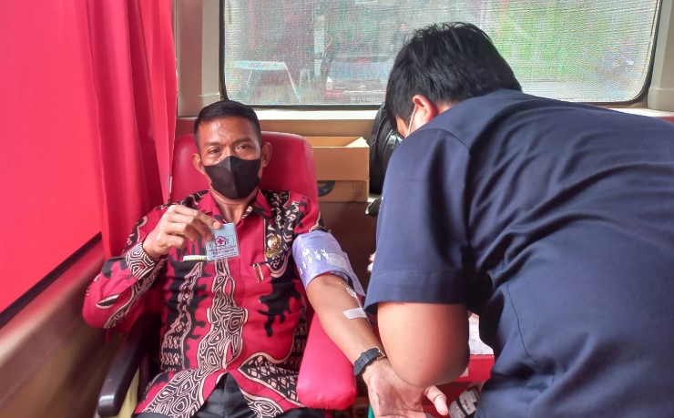  PUD Pasar Medan Gelar Donor Darah Bantu Penuhi Pasokan Darah