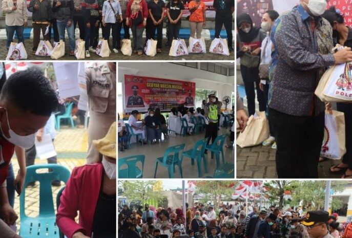  Polresta Deli Serdang Gelar Bakti Kesehatan