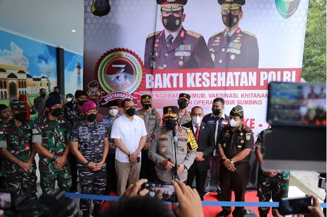  Polda Sumut Gelar Bakti Kesehatan Sambut Hari Bhayangkara Ke-76