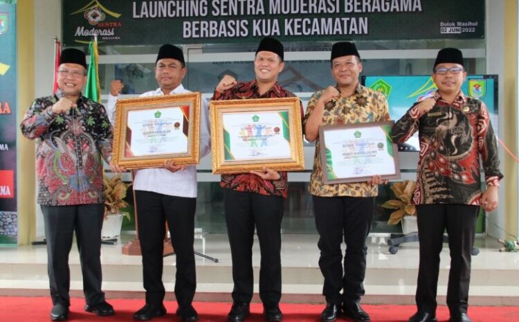  Bupati Sergai Hadiri Launching Sentra Moderasi Beragama Kemenag
