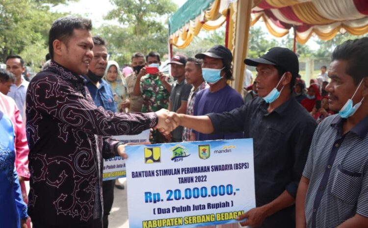  Sergai Peringkat Ke-2 Daerah Terbanyak Penerima BSPS se-Sumut